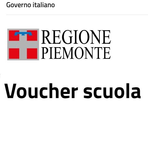 VOUCHER SCUOLA REGIONE PIEMONTE